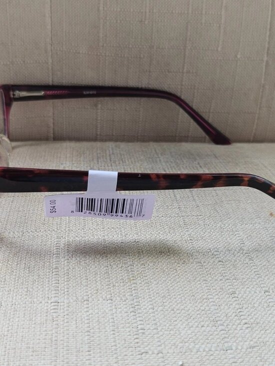 Women Eyeglasses Burgundy Eyewear Silicon Adjustable Nose Pad No Slip $54 main image 11